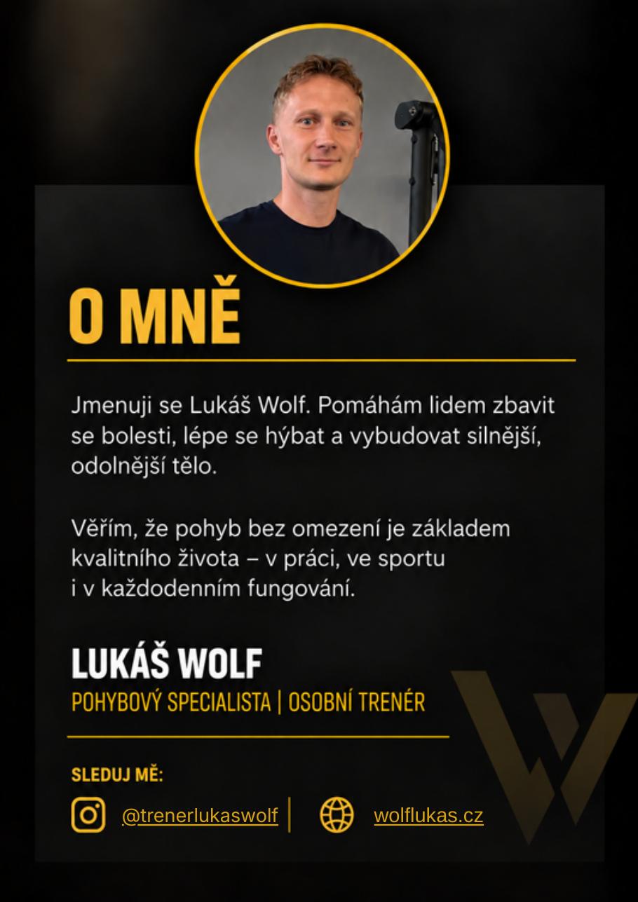 Úvodní stránka e-booku s představením autora Lukáše Wolfa.